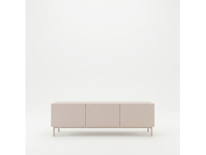 Meuble TV en bois "Coast" - 150 x 37 x 48 cm - Beige
