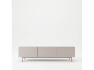 Meuble TV en bois " Coast " - 180 x 37 x 47 cm - Beige