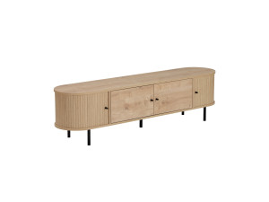 Meuble TV en bois "Gentle" - 180 x 40 x 47 cm - Beige