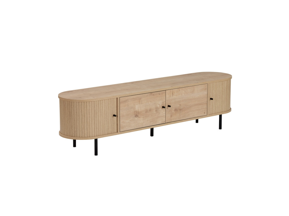Meuble TV en bois "Gentle" - 180 x 40 x 47 cm - Beige