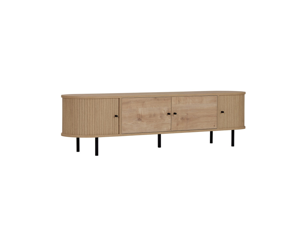 Meuble TV en bois "Gentle" - 180 x 40 x 47 cm - Beige