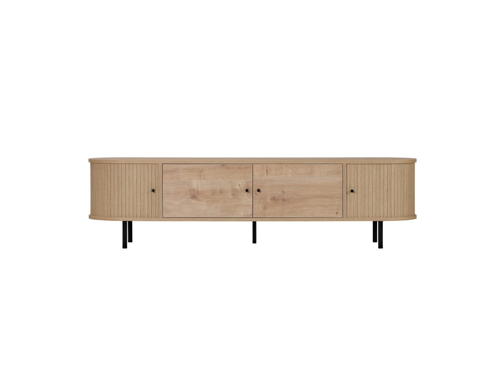 Meuble TV en bois "Gentle" - 180 x 40 x 47 cm - Beige