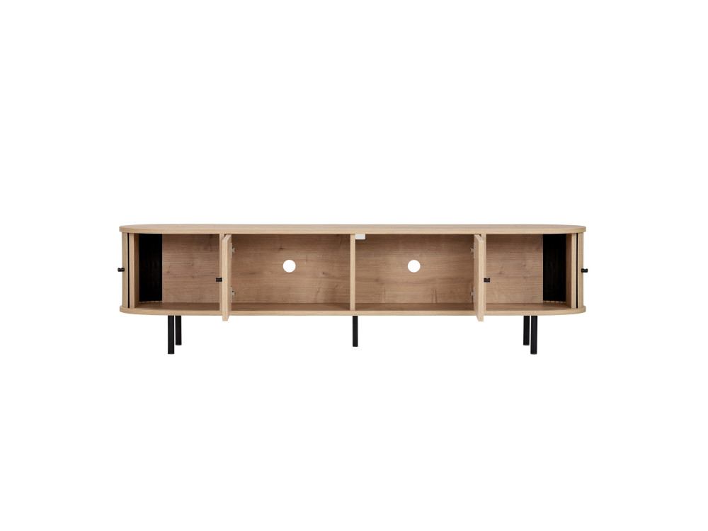 Meuble TV en bois "Gentle" - 180 x 40 x 47 cm - Beige