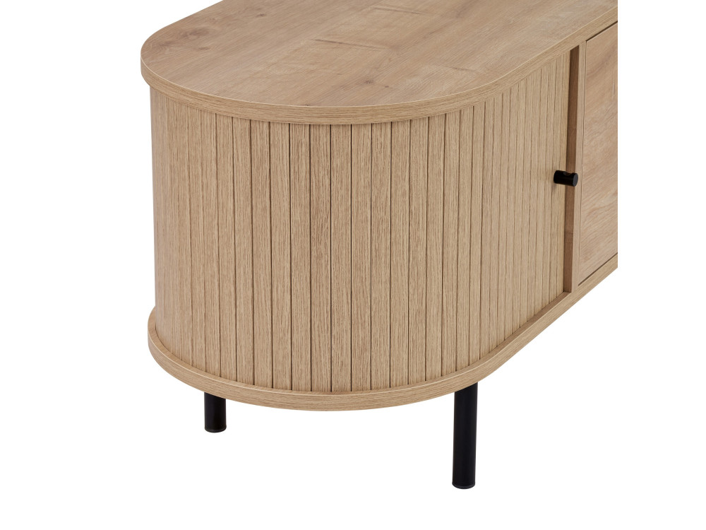Meuble TV en bois "Gentle" - 180 x 40 x 47 cm - Beige