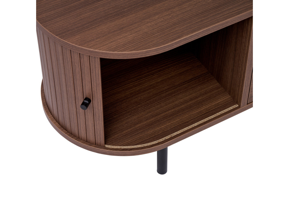 Meuble TV en bois "Gentle" - 180 x 40 x 47 cm - Marron