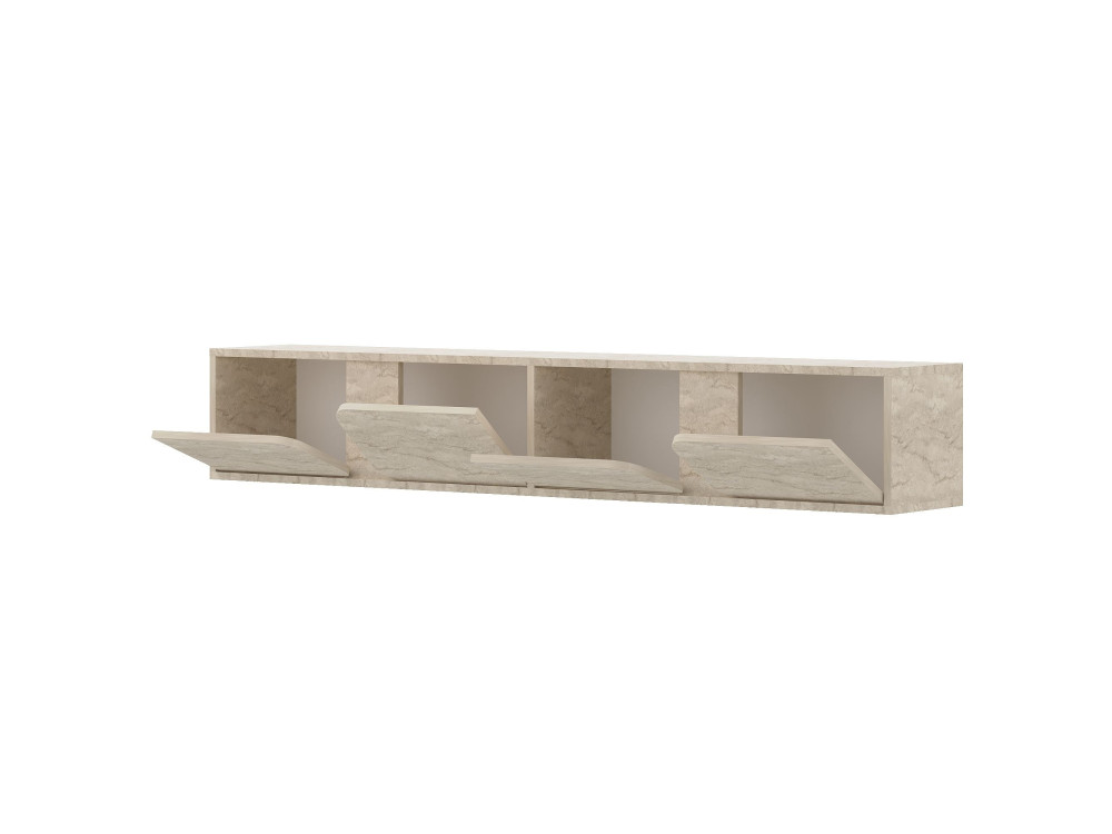 Meuble TV en bois " Helen " - 180 x 30 x 30 cm - Beige