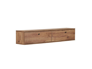 Meuble TV en bois "Ligne 140" - 140 x 25 x 25 cm - Marron