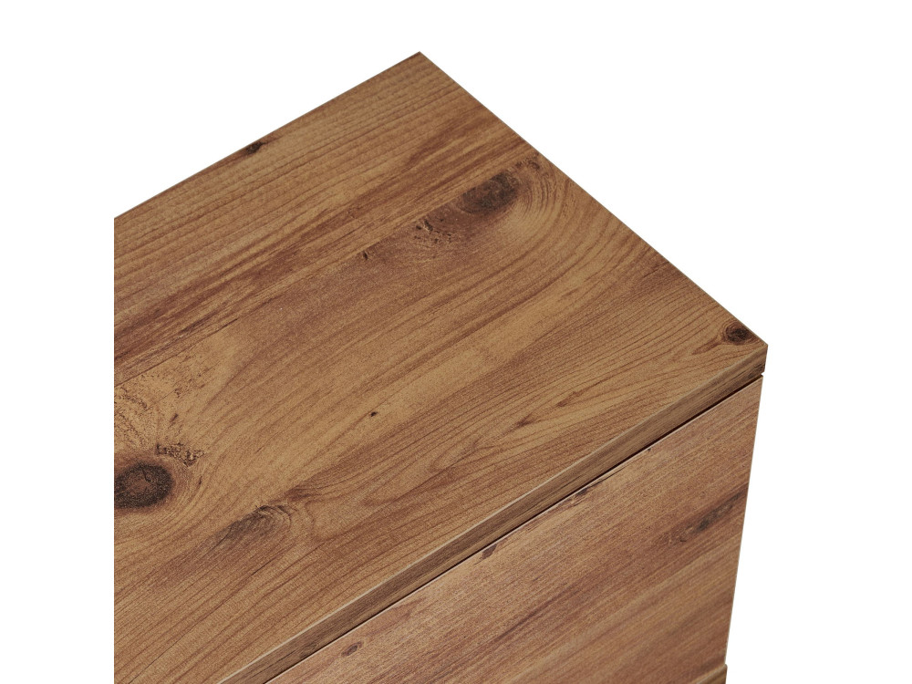 Meuble TV en bois "Ligne 140" - 140 x 25 x 25 cm - Marron