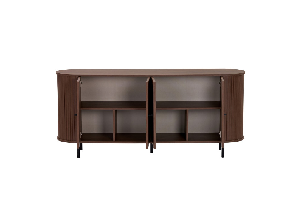 Console en bois "Noble" - 180 x 40 x 80 cm - Marron