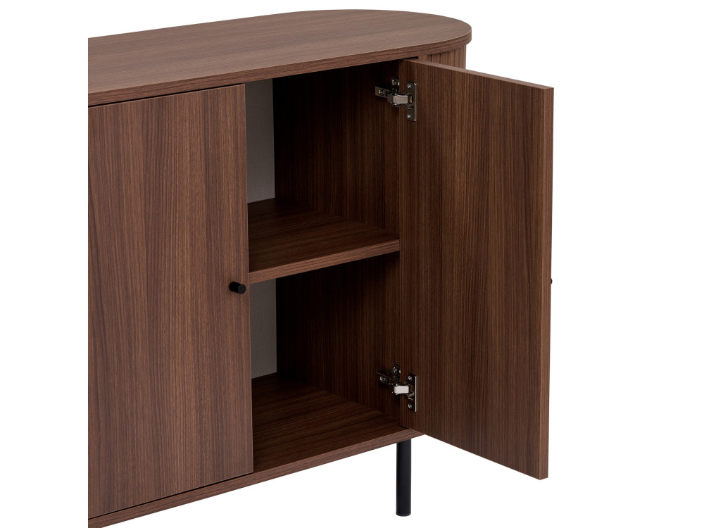 Console en bois "Noble" - 180 x 40 x 80 cm - Marron