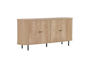 Console en bois "Noble" - 180 x 40 x 80 cm - Beige