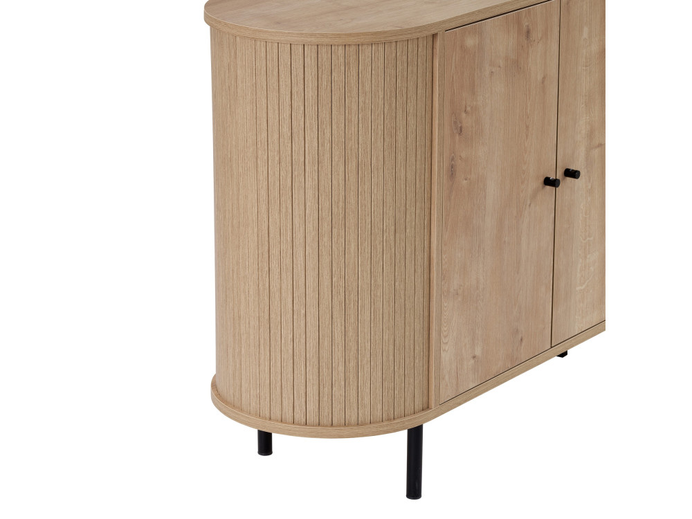Console en bois "Noble" - 180 x 40 x 80 cm - Beige