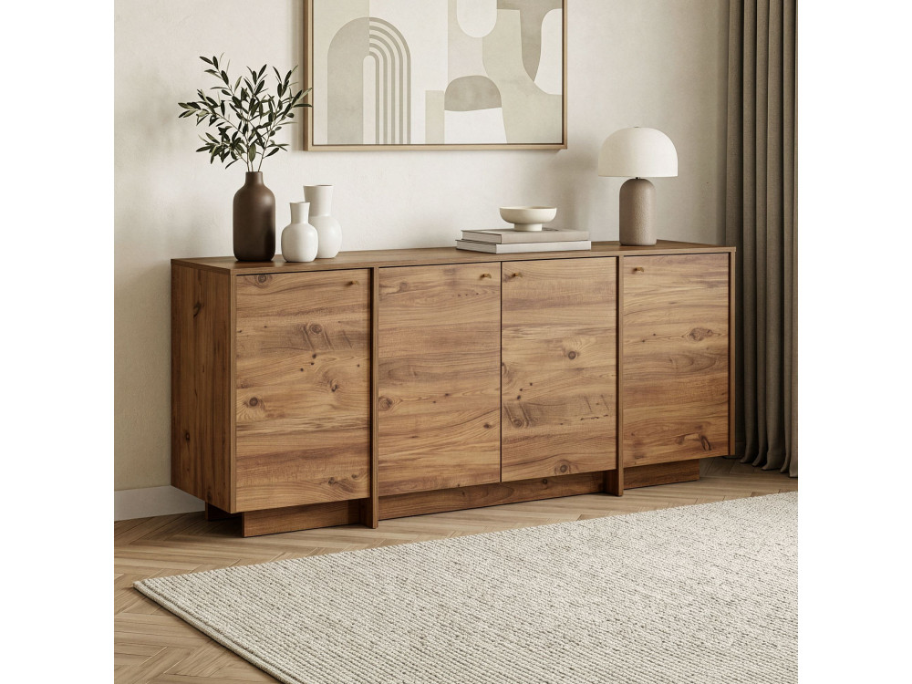 Console en bois "Varen" - 180 x 45 x 82 cm - Pin Atlantique