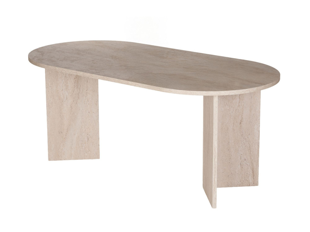 Ensemble table à manger et chaises (5 Pièces) en bois "Meridia 4" - 180 x 90 x 75 cm -  Vert