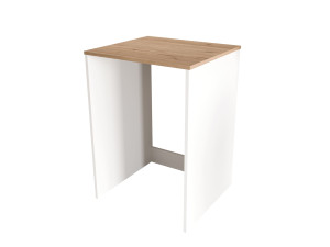 Meuble lave-linge en bois "Nord" - 66 x 60 x 92 cm - Blanc