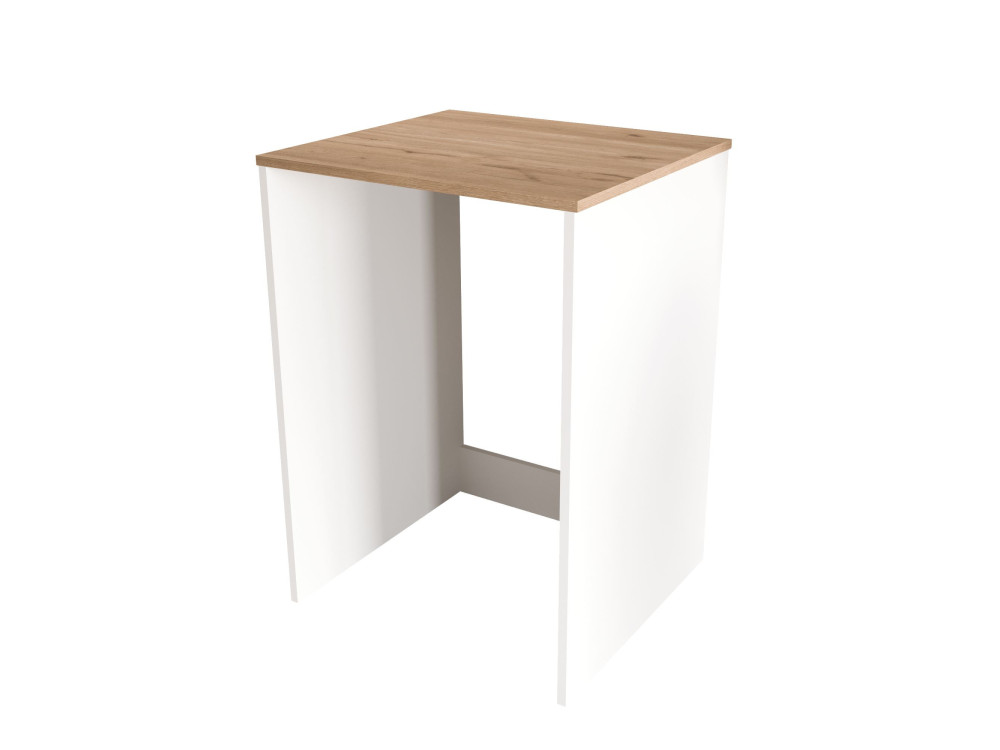 Meuble lave-linge en bois "Nord" - 66 x 60 x 92 cm - Blanc