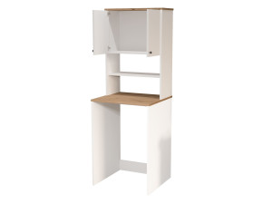 Meuble lave-linge en bois "Nord" - 66 x 60 x 183 cm - Blanc