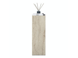Table d'Appoint en bois " AD108 " - 20 x 18 x 60 cm - Travertin