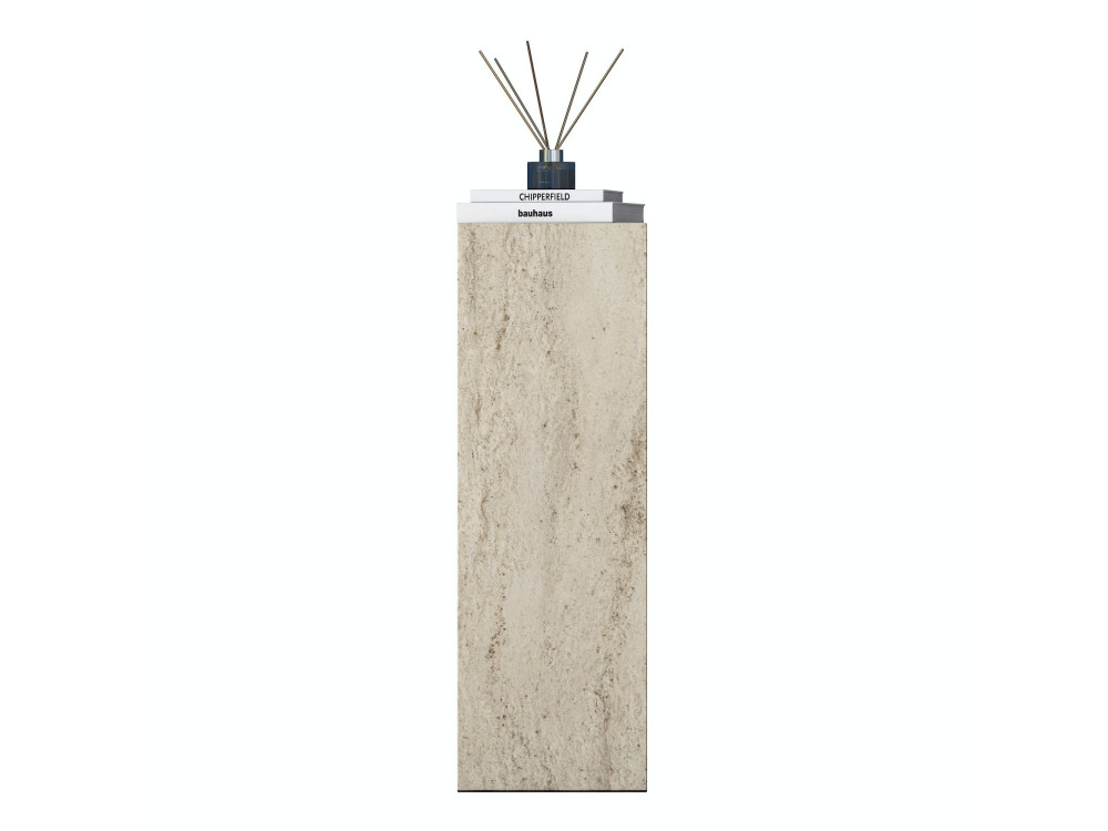 Table d'Appoint en bois " AD108 " - 20 x 18 x 60 cm - Travertin