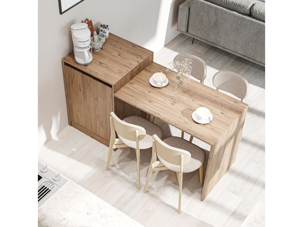 Table de Cuisine en bois " 2785 " - 160 x 60 x 85 cm - Pin Atlantique
