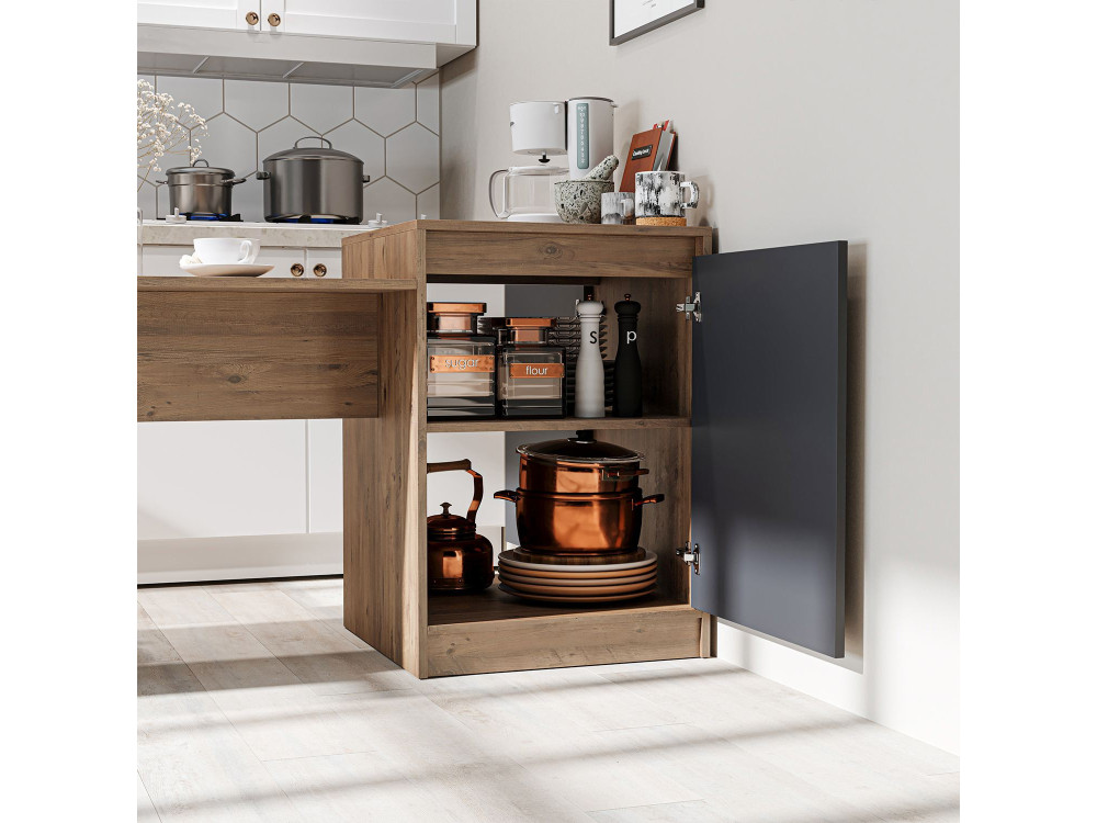 Table de Cuisine en bois " 2787" - 160 x 60 x 85 cm - Pin Atlantique