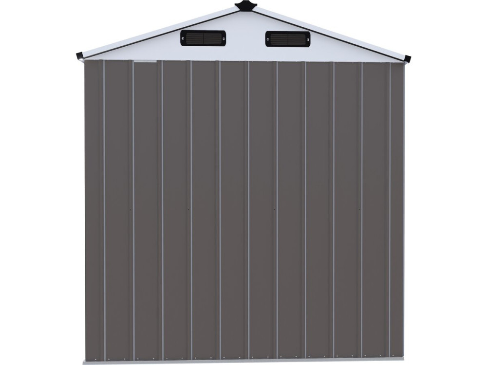 Abri de jardin métal "Dallas II" - 2,17 m² - Taupe