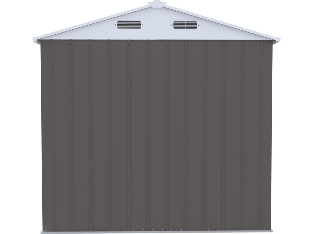 Abri de jardin métal "Dallas" - 4,12 m² - Taupe