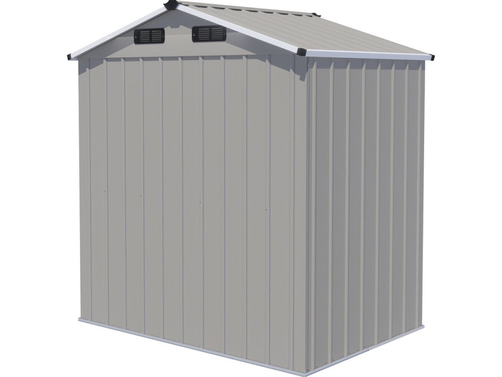 Abri de jardin en métal "Nebraska" - 2,17 m² - Gris