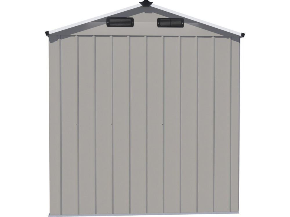 Abri de jardin en métal "Nebraska" - 2,17 m² - Gris