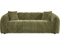 Canapé droit style bubble en tissu "Wagram" - 3 places - Vert - Vert