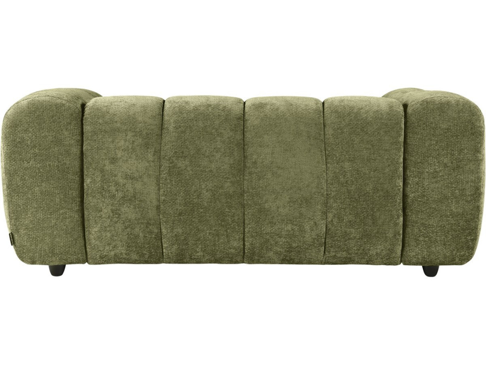 Canapé droit style bubble en tissu "Courcelles" - 2 places - Vert