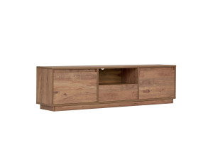 Meuble TV en bois " Vanguard " - 160 x 30 x 42 cm - Pin Atlantique