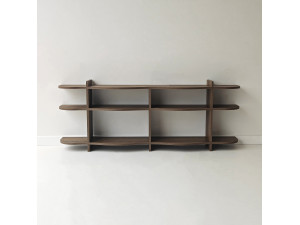 Console en bois " Flusso " - 170 x 65 x 30 cm - Noyer