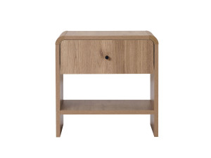 Table de Chevet en bois " Parila " - 45 x 45 x 40 cm - Chêne Sepet