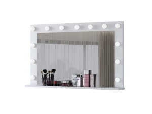Coiffeuse en bois " EF110 " - 120 x 71,8 x 15 cm - Blanc