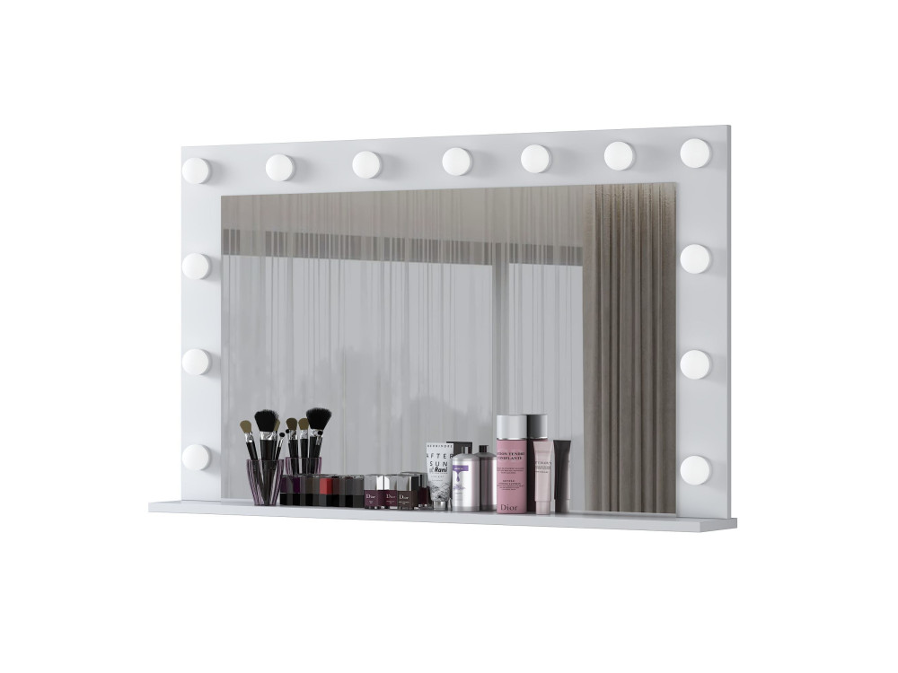 Coiffeuse en bois " EF110 " - 120 x 71,8 x 15 cm - Blanc