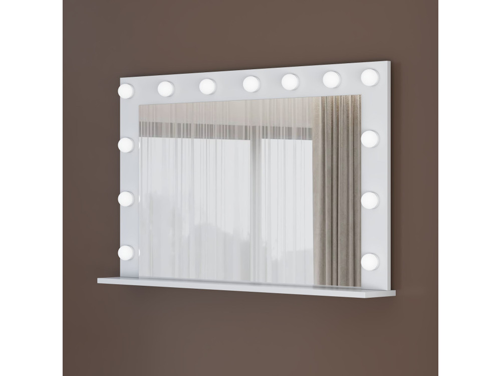 Coiffeuse en bois " EF110 " - 120 x 71,8 x 15 cm - Blanc