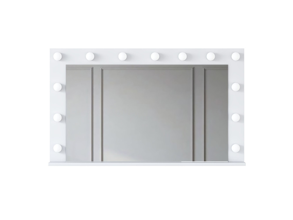 Coiffeuse en bois " EF110 " - 120 x 71,8 x 15 cm - Blanc