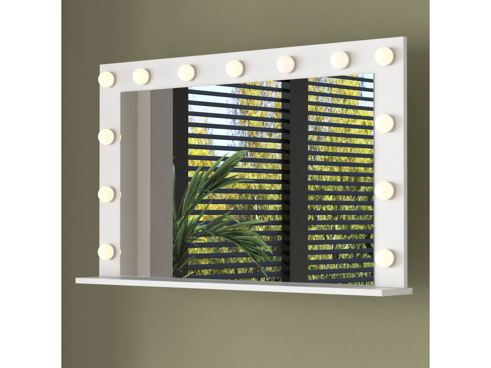 Coiffeuse en bois " EF111 " - 120 x 71,8 x 15 cm - Blanc