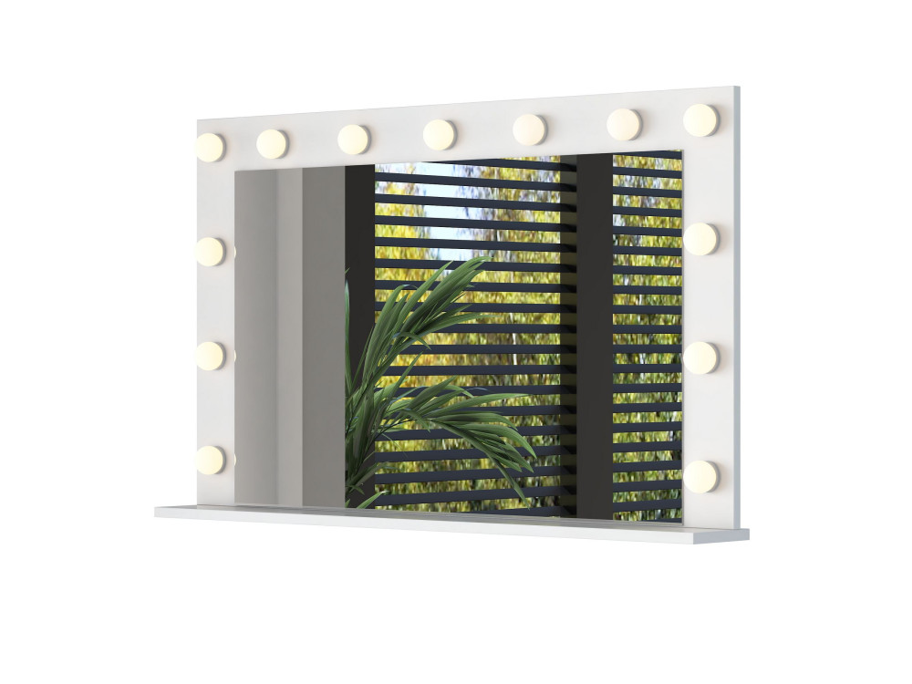 Coiffeuse en bois " EF111 " - 120 x 71,8 x 15 cm - Blanc