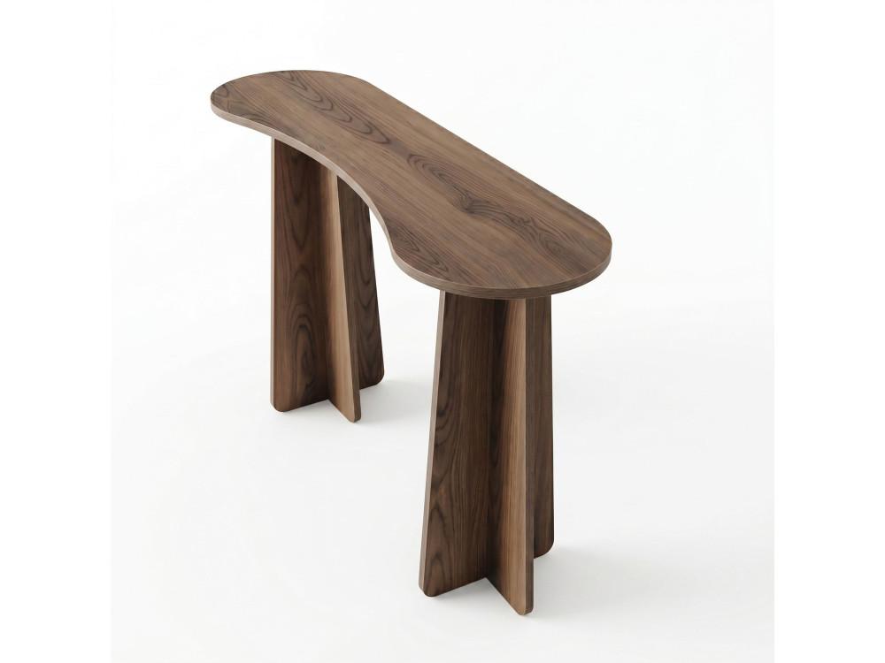 Commode en bois " Zen " - 120 x 75 x 35 cm - Noyer