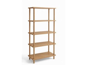 Bibliothèque en bois " Pk261 " - 60 x 136 x 25 cm - Chêne Saphir