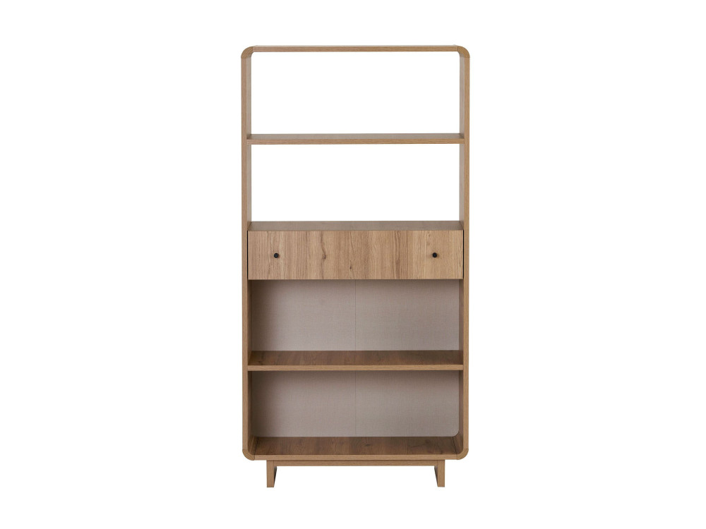 Bibliothèque en bois " Senza " - 78 x 153 x 34 cm - Chêne
