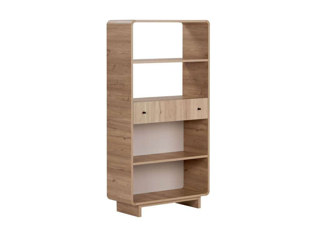 Bibliothèque en bois " Senza " - 78 x 153 x 34 cm - Chêne