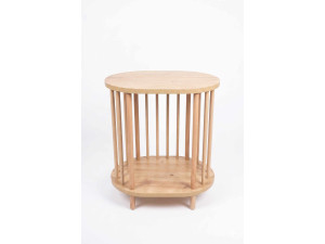 Table d'Appoint en bois " Pk0082 " - 51 x 65 x 36 cm - Chêne Saphir