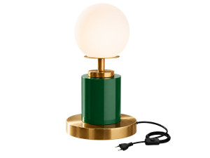 Lampe de table en métal "Moira" - 17 x 17 x 34 cm - Vert