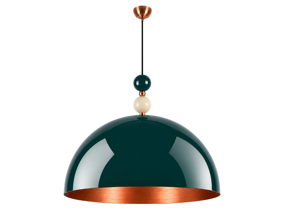 Lampe suspendue en métal "Bubble" - 60 x 60 cm - Vert Foncé
