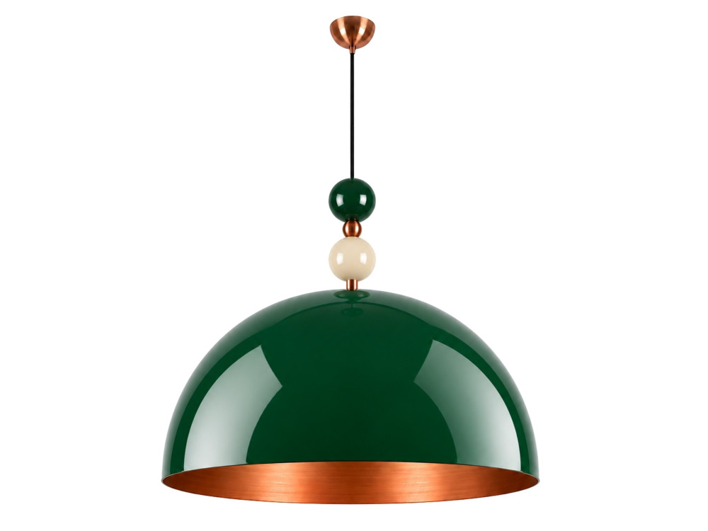 Lampe suspendue en métal "Bubble" - 60 x 60 cm - Vert Foncé