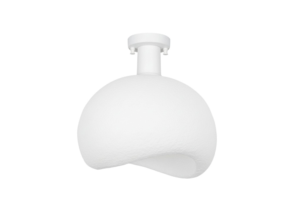 Plafonnier en métal "Yontu" - 34 x 29 x 33 cm - Blanc