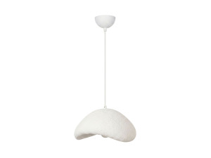 Lampe suspendue en métal "Luna" - 42 x 37 x 120 cm - Blanc